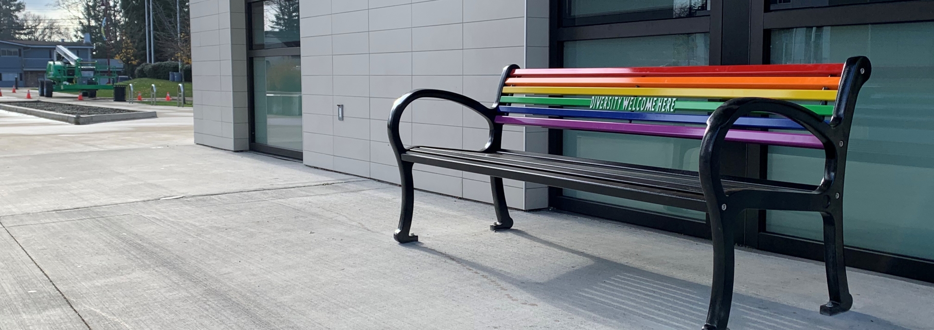 Rainbow bench