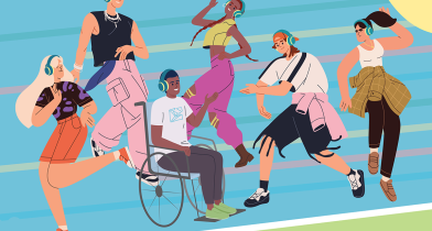 6 animated teens dance at Youthapalooza!