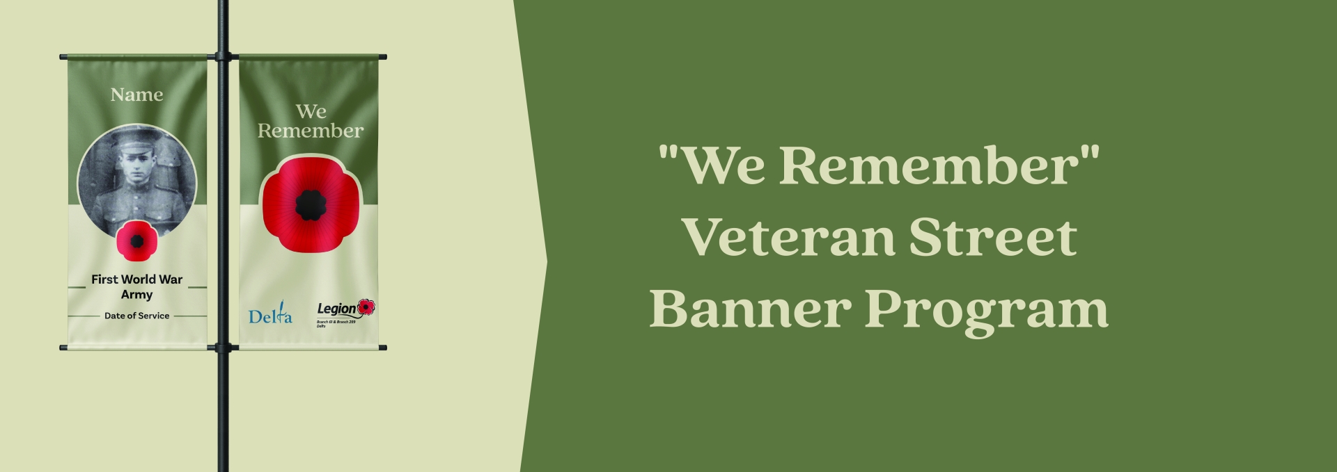 We Remember Street Banner Program Hero Image