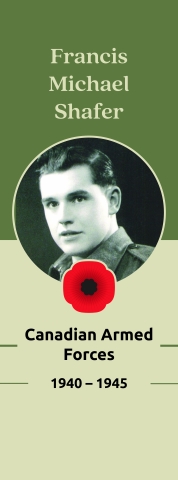 Veteran Street Banners Francis Michael Shafer