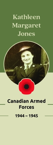 Veteran Street Banners Kathleen Margaret Jones